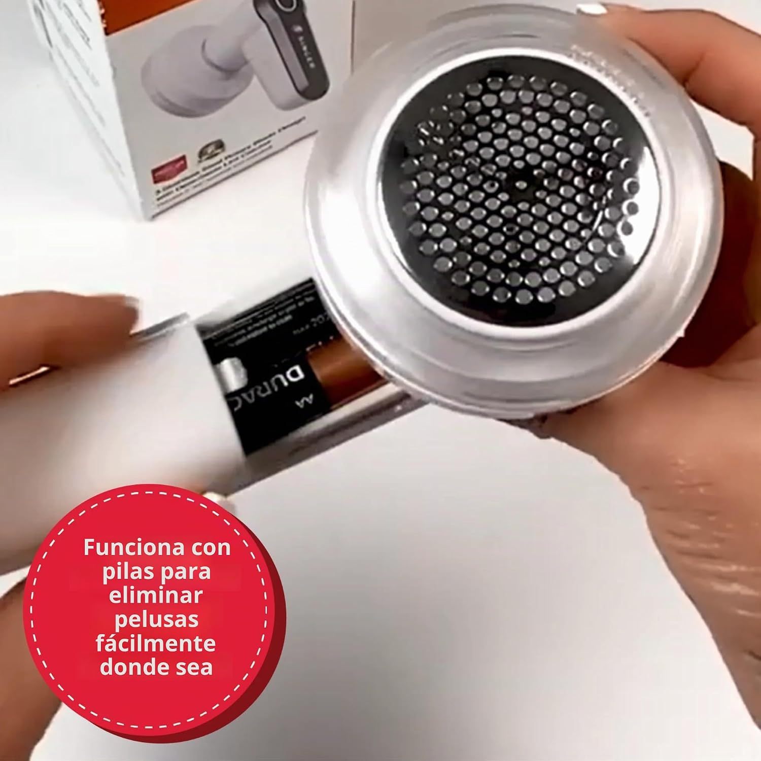 SINGER® Afeitadora de tela compacta y portátil y removedor de pelusa