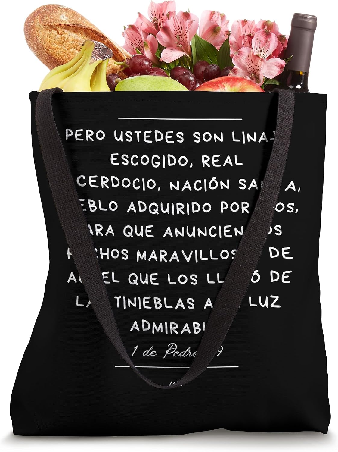 Ustedes son Linaje escogido Tote Bag