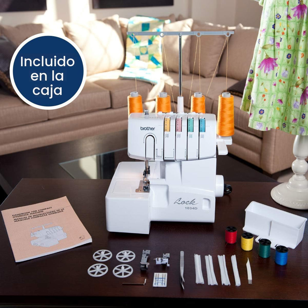 Brother 1034D 3/4 Máquina de coser con alimentación diferencial