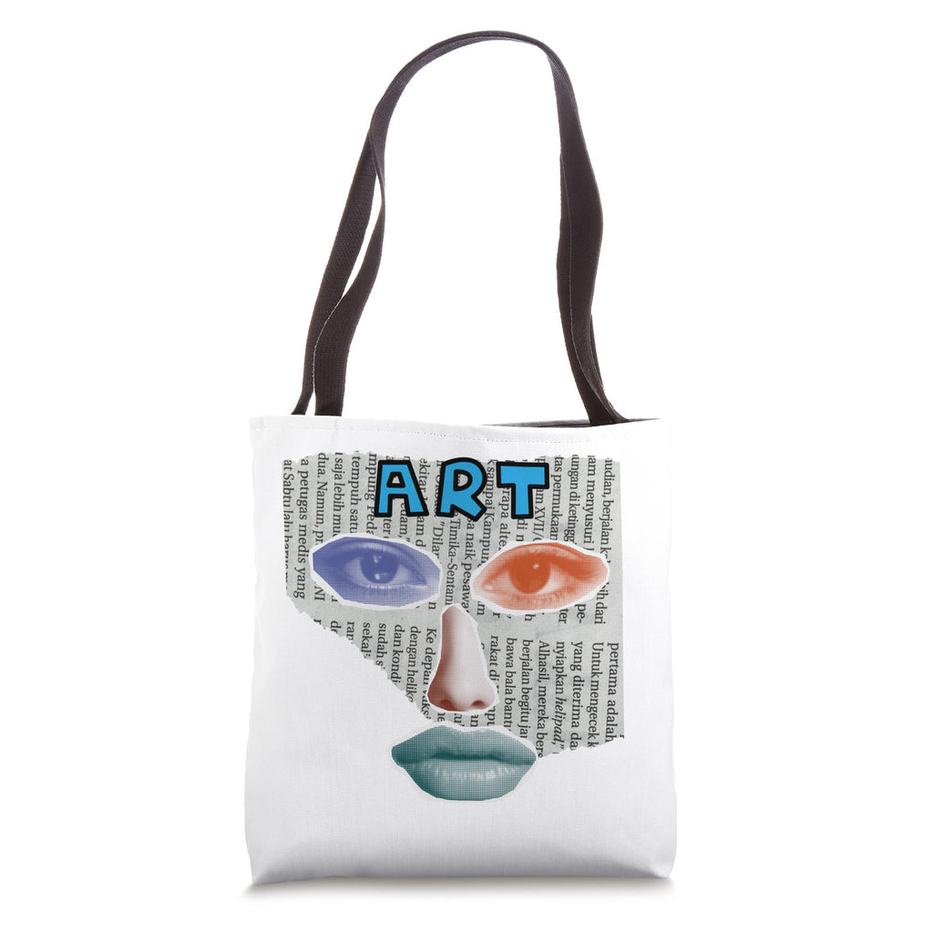 Art Collage Tote Bag