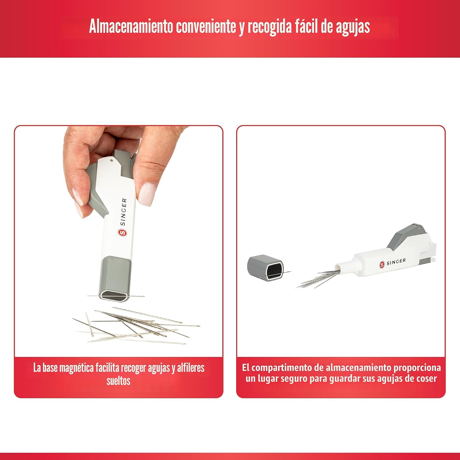 SINGER Asistente de enhebrador de agujas - Enhebrador automático de agujas de coser a