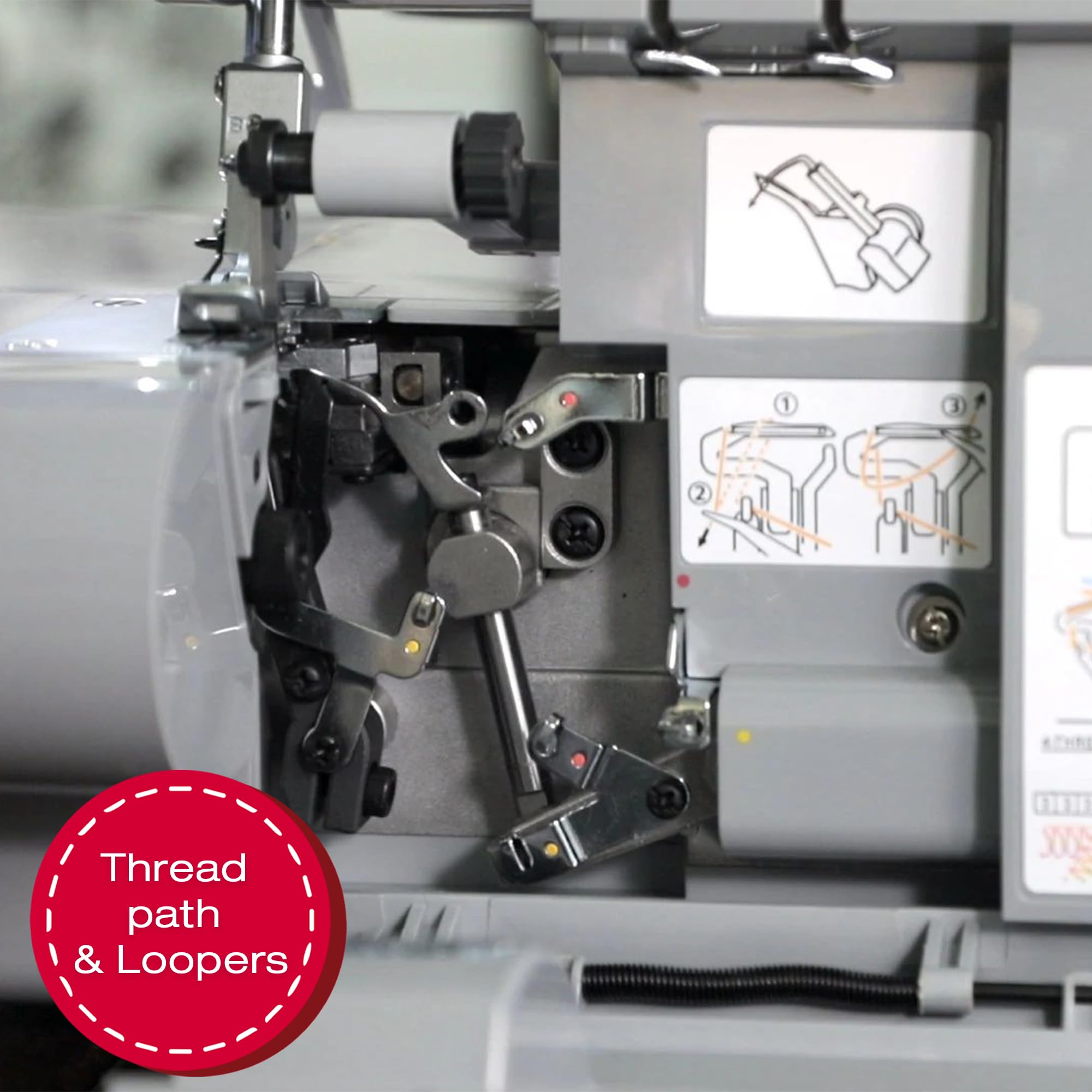 SINGER X5004-HD Metal Frame Serger & Overlock Machine