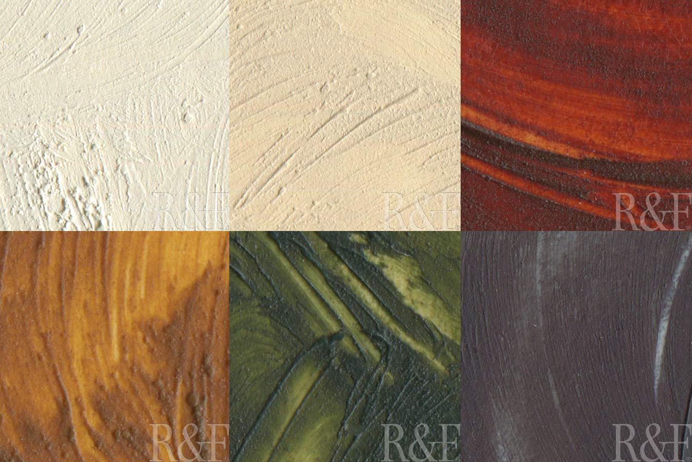 R&F Handmade Paints 2830 Oil Pigment Stick Set of 6 Colors Earth Tones