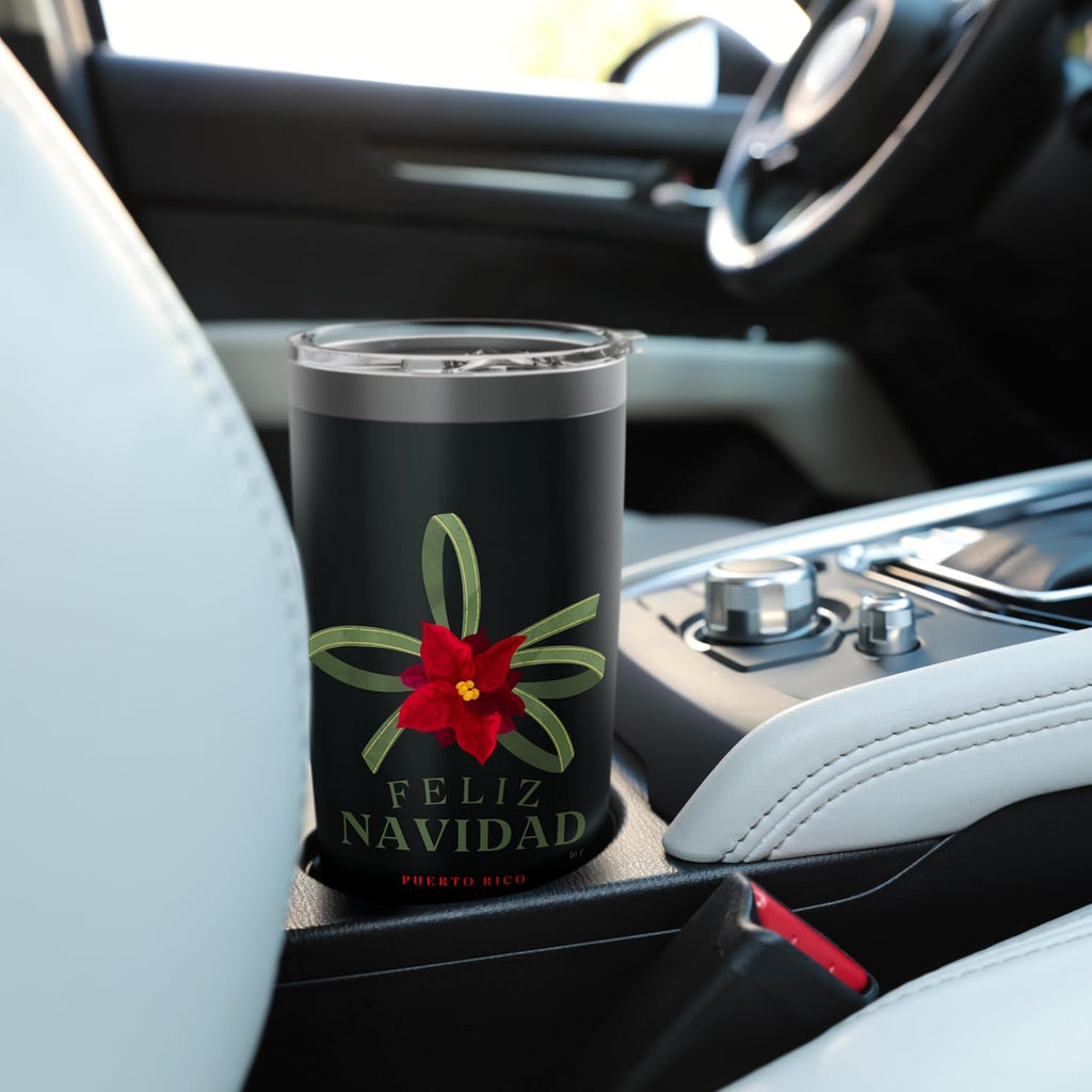 Feliz Navidad - Vaso aislado de acero inoxidable