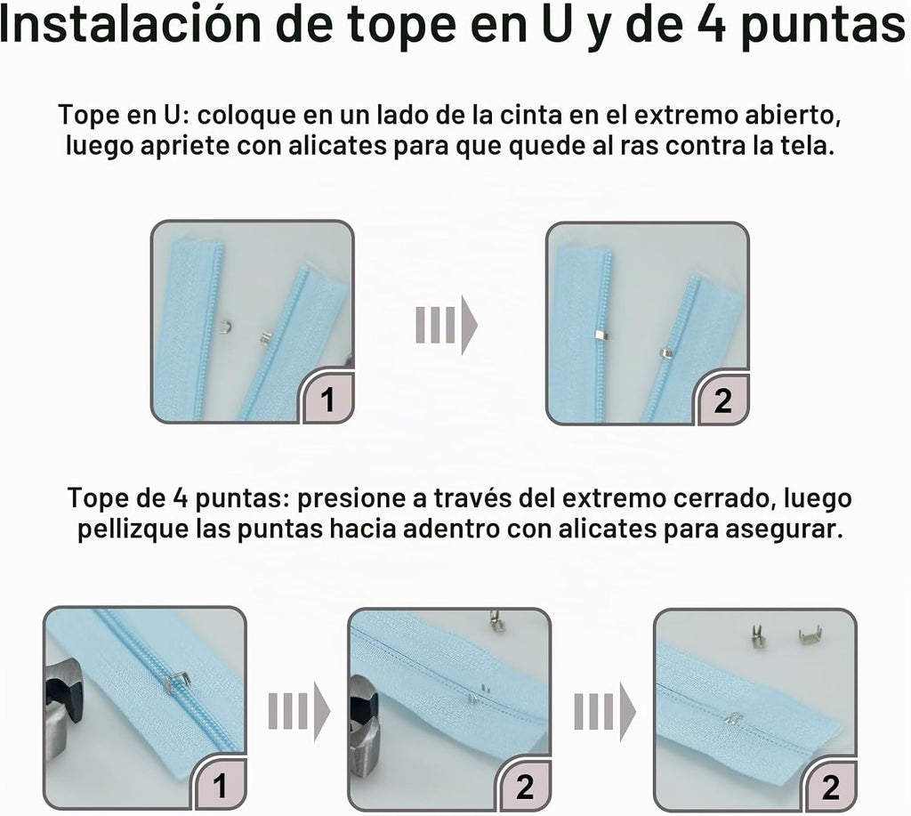 Cinta de Cremallera de Nylon #3 para Costura: YZSFIRM 24 Yardas Serie Gris por Yarda Cremalleras de Bobina de Nylon para Manualidades de Costura DIY con 30 Deslizadores de Cremallera de Metal al Por