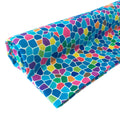 Tonisnono Cotton Fabric by The Yard for Quilting, Sewing DIY, Craft Projects & More (Pre-Cut 1 Yard, Blue 5009)