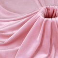 P Pothuiny Pink Velvet Fabric by The Yard, 1 Yard x 60 Inch Wide Luxury & Soft Stretchy Velvet Cloth Fabric for Sewing, Apparel, Upholstery - 90% Polyester 10% Spandex