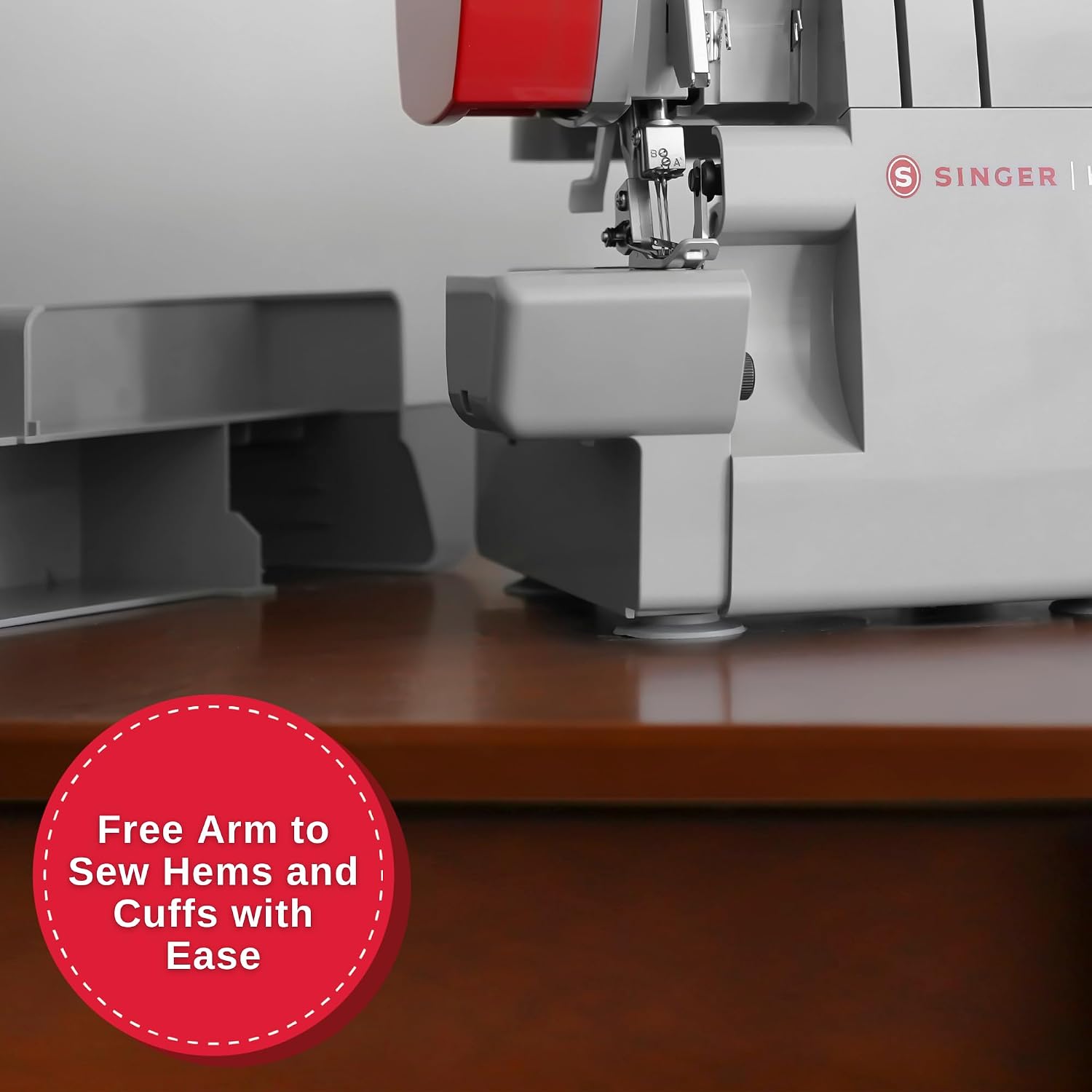 SINGER® Máquina resistente de Overlock de Serger HD0450S, capacidad de 2-3