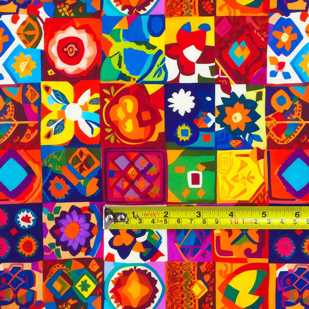 Joocolor 100% Cotton Fabric by The Yard for Quilting Sewing Crafting (JC-009)