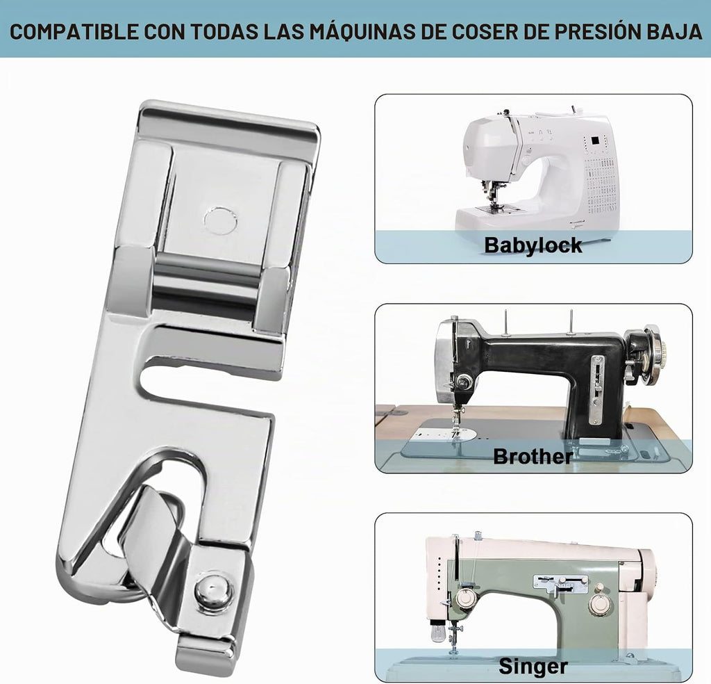 Kit universal de 15 piezas para máquina de coser, prensatelas para caminar, OEM adecuado para Babylock Janome Brother New Home Singer Kenmore Simplicity Toyota Necchi