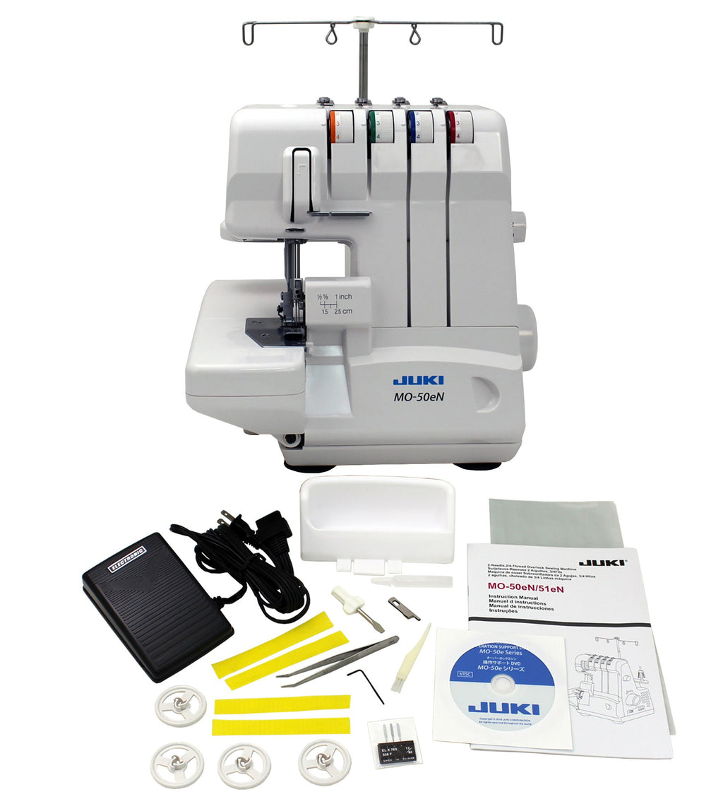 Juki, MO-50E, 3 or 4 Thread Serger, Lay In Tensions