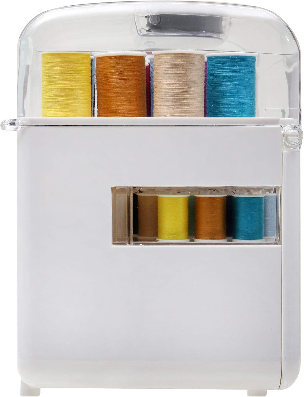 Singer Sew-It-Goes, 224 piezas, kit de costura y organizador de manualidades, estuche de costura con hilo de coser a máquina, color blanco