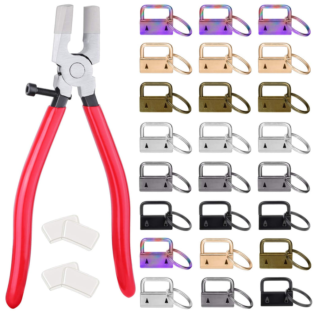 shynek Key Fob Hardware, 50PCS 1 Inch Lanyard