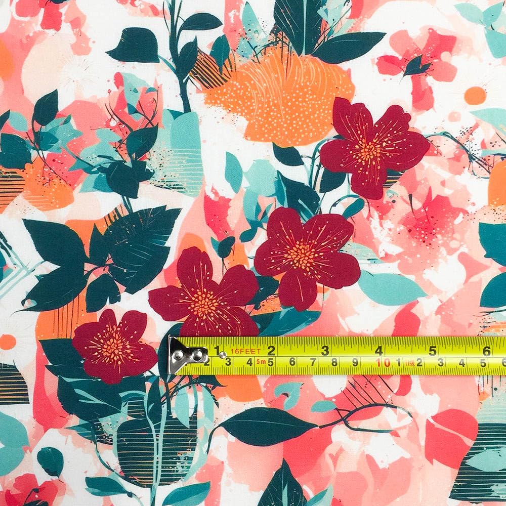 Joocolor 100% Cotton Fabric by The Yard for Quilting Sewing Crafting (JC-010)