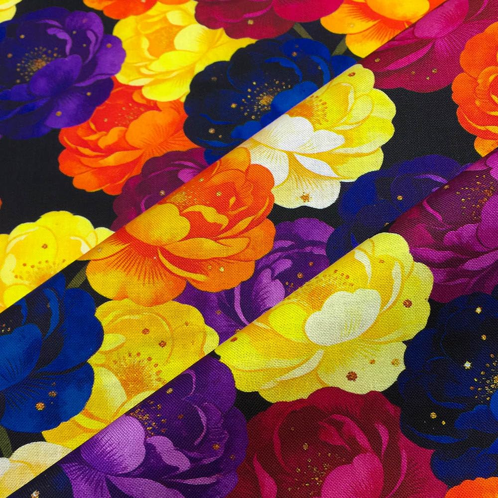 Joocolor 100% Cotton Fabric by the Yard for Quilting Sewing Crafting (JC-019)