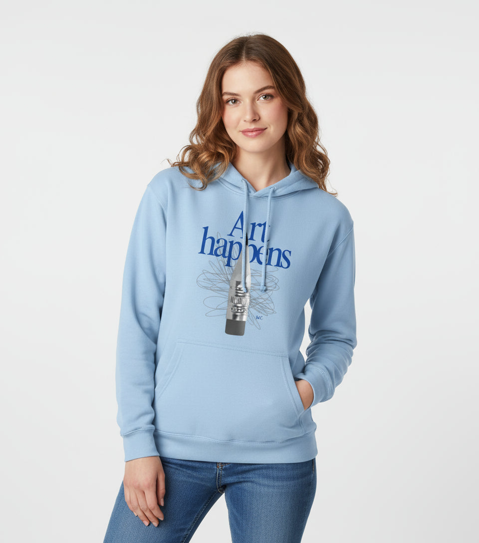Art happens Pullover Hoodie