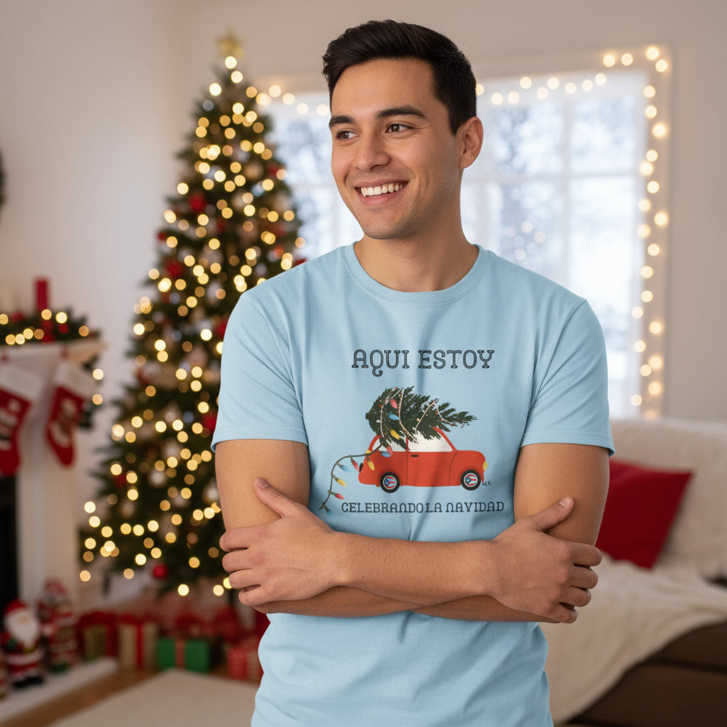 Aqui Estoy celebrando la Navidad T-Shirt