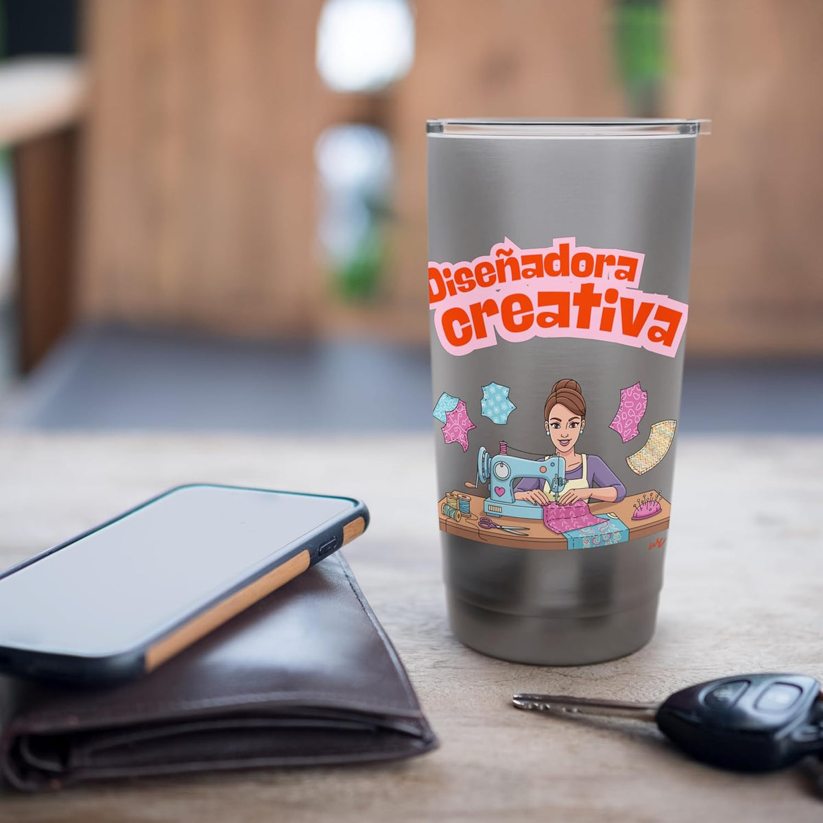 Diseñadora Creativa Stainless Steel Insulated Tumbler