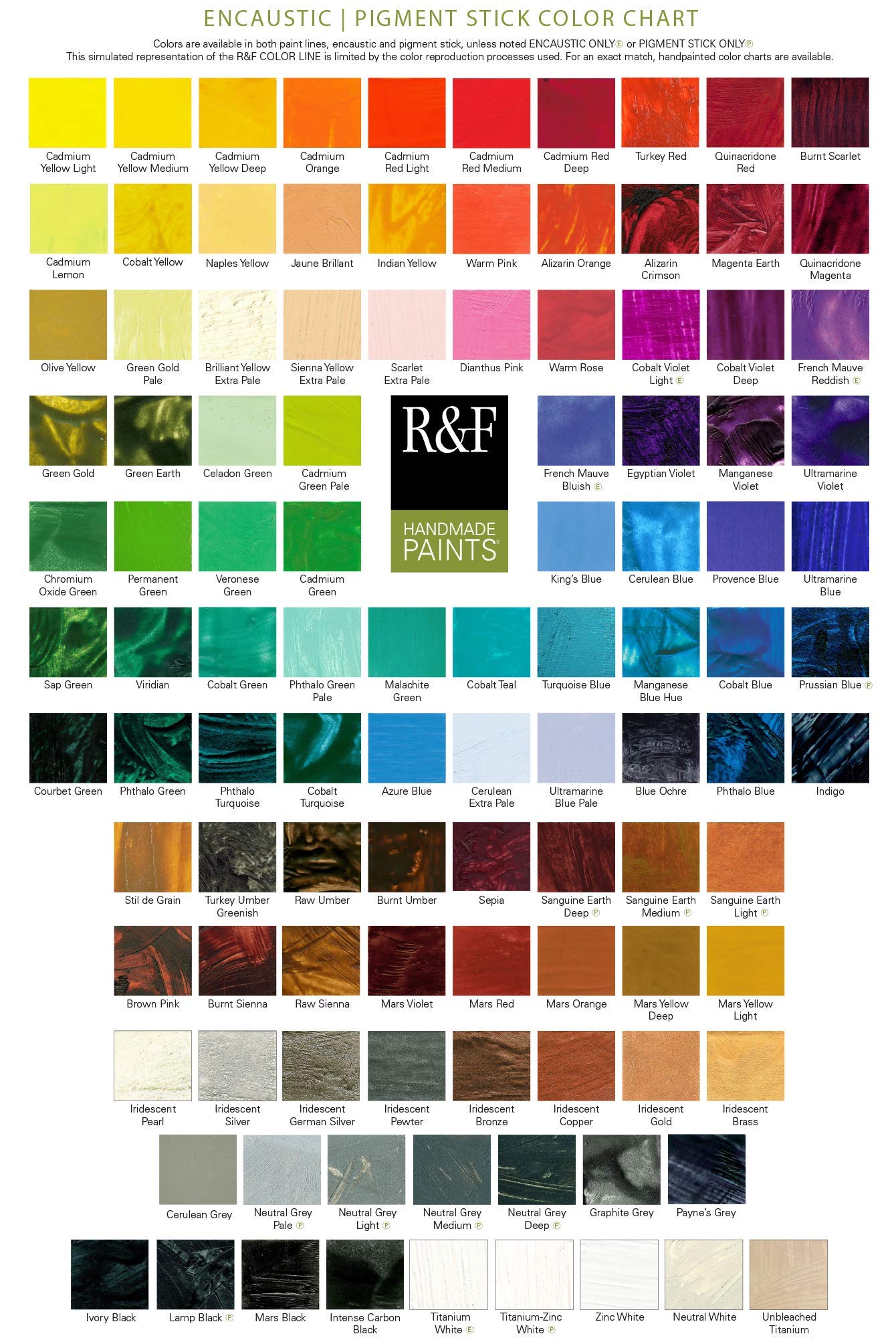 R&F Handmade Paints 19ml Oil Pigment Stick Trial Set 2, Set of 3