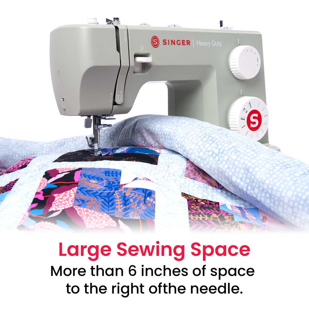 Singer 4411: máquina de coser resistente con velocidad de costura muy alta, Plástico, Blanco, M