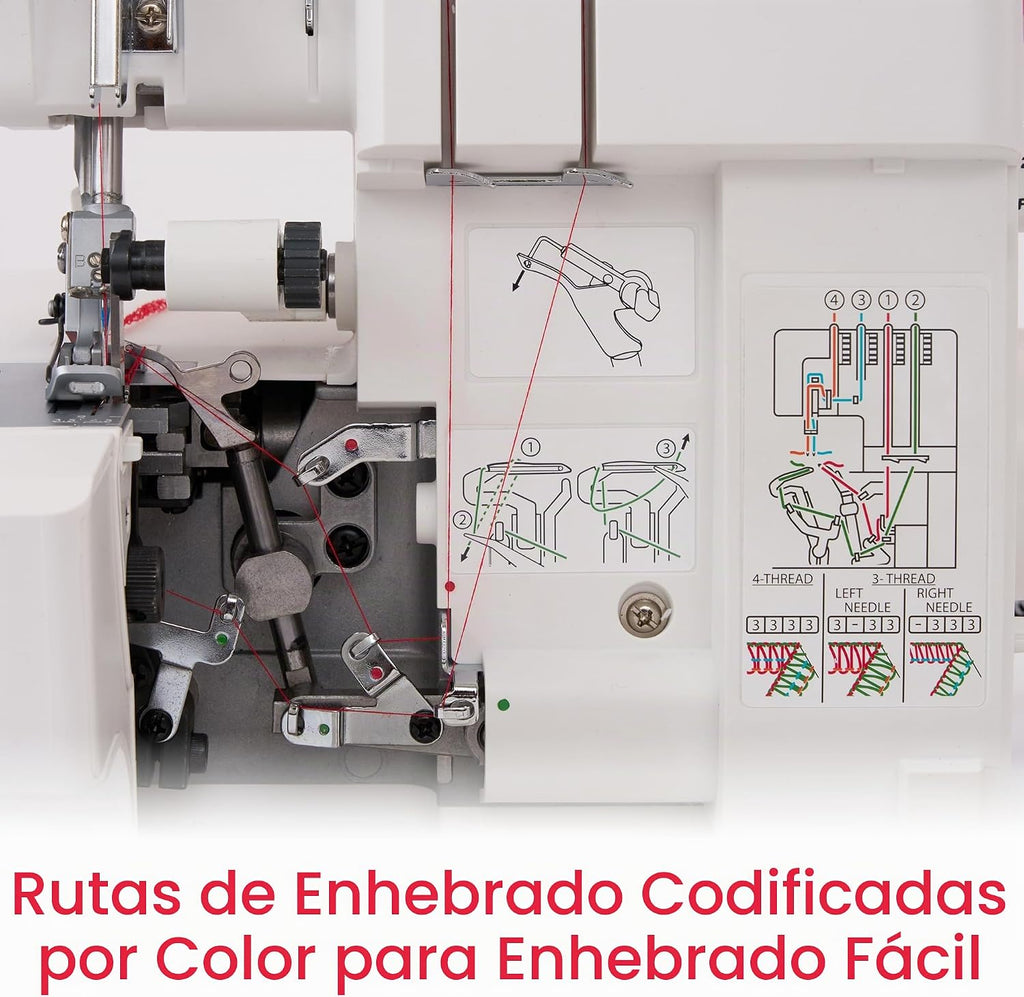 SINGER® S0080 Serger Next Evolution Overlock Machine, 8 puntadas