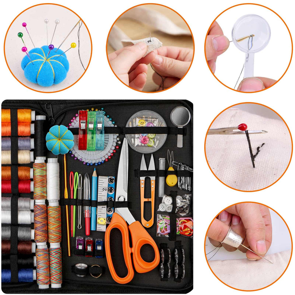 Sewing Kit for Adults,Maxfanay Needle and Thread Kit for Sewing