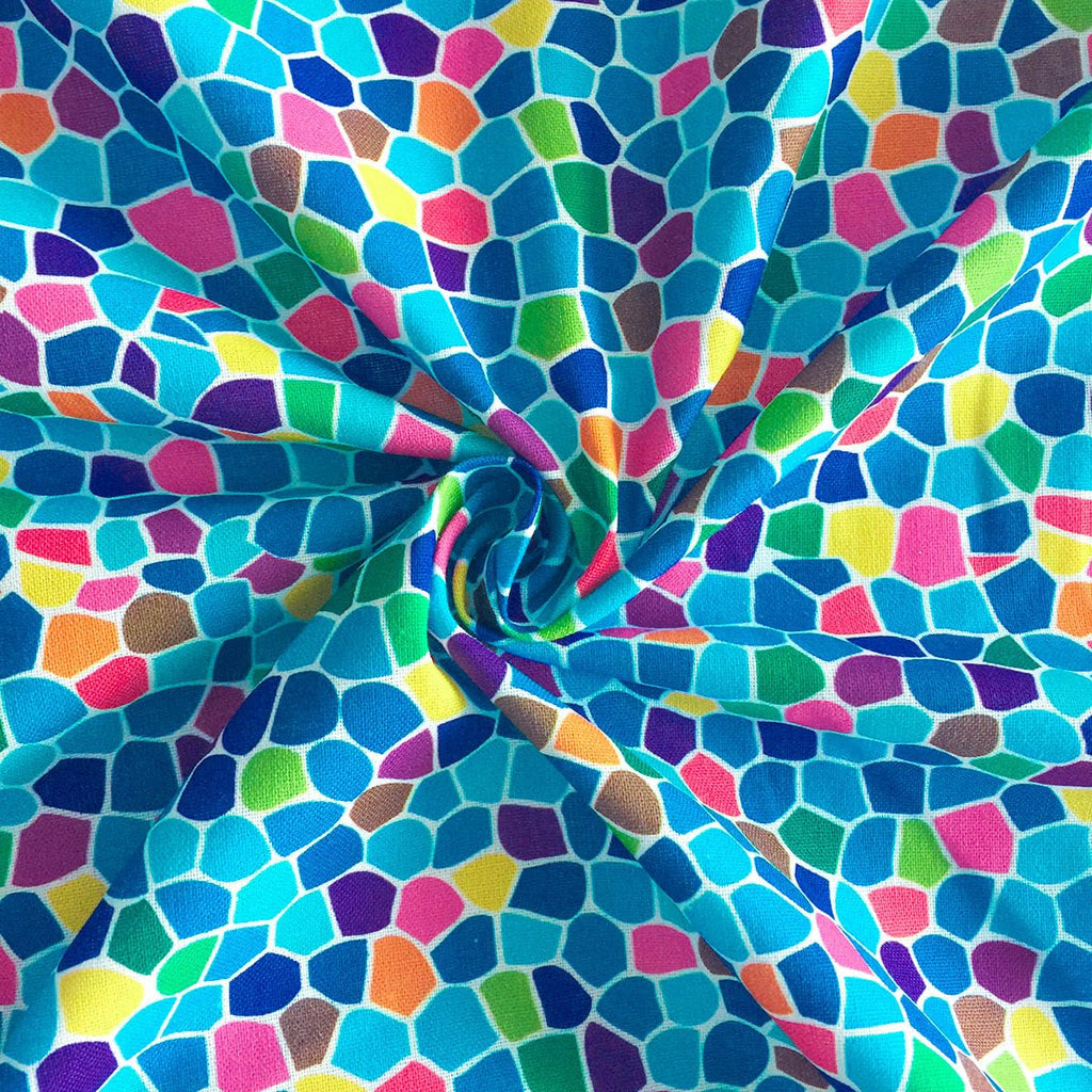 Tonisnono Cotton Fabric by The Yard for Quilting, Sewing DIY, Craft Projects & More (Pre-Cut 1 Yard, Blue 5009)