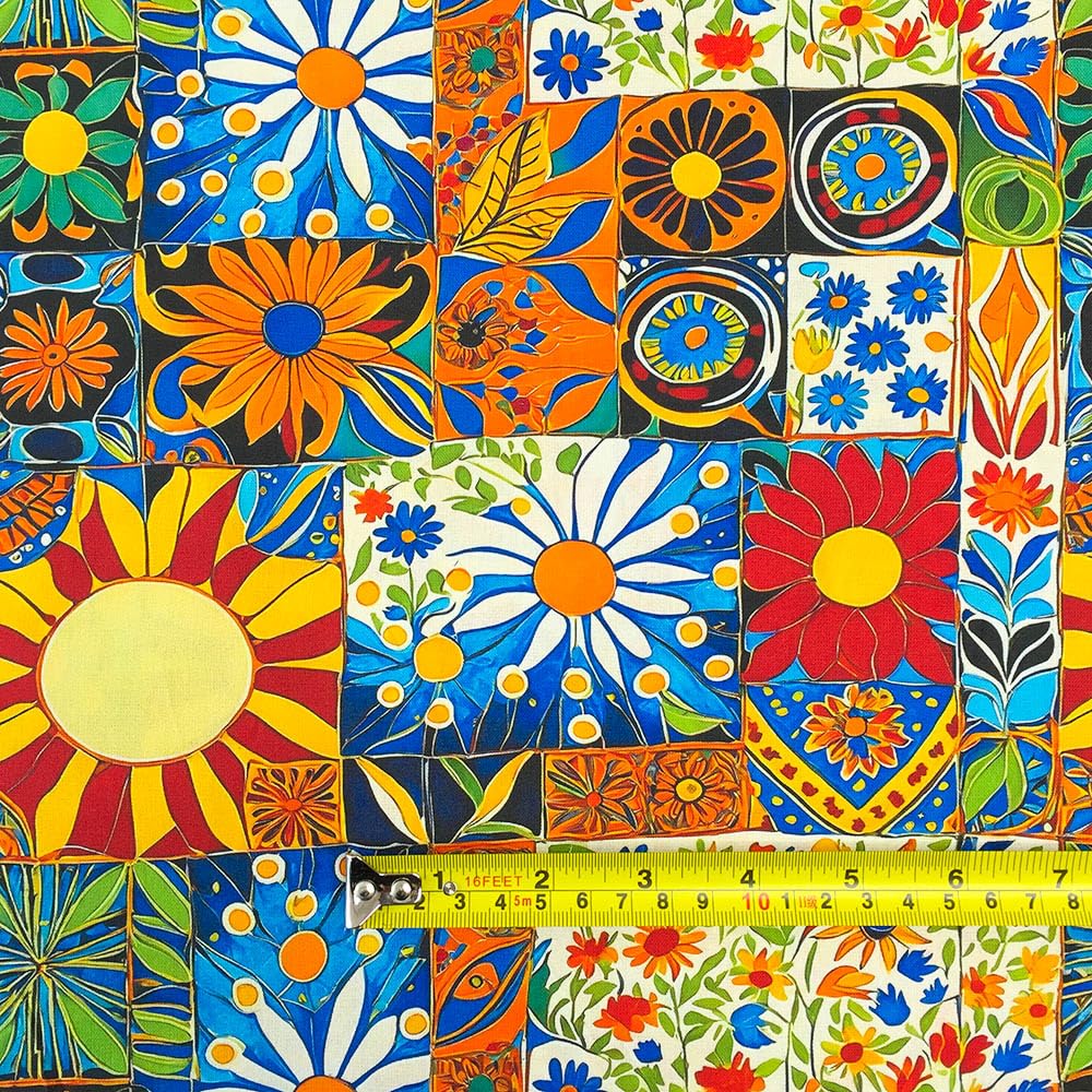 Joocolor 100% Cotton Fabric by The Yard for Quilting Sewing Crafting (JC-012)