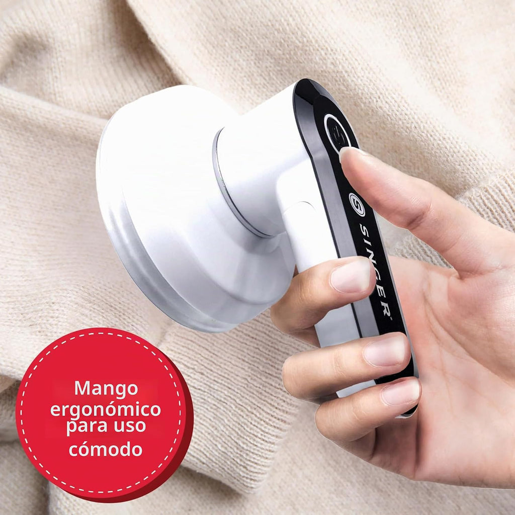 SINGER® Afeitadora de tela compacta y portátil y removedor de pelusa