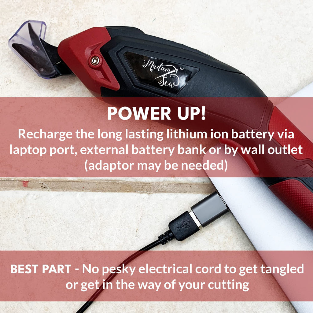 Madam Sew Cordless Electric Scissors