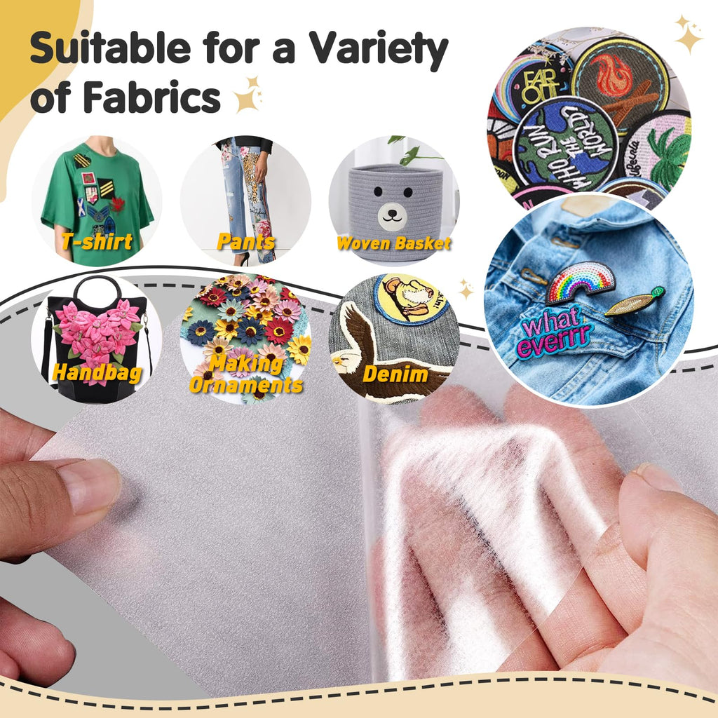 Iron On Adhesive Sheets 20PCS, Heavy Weight