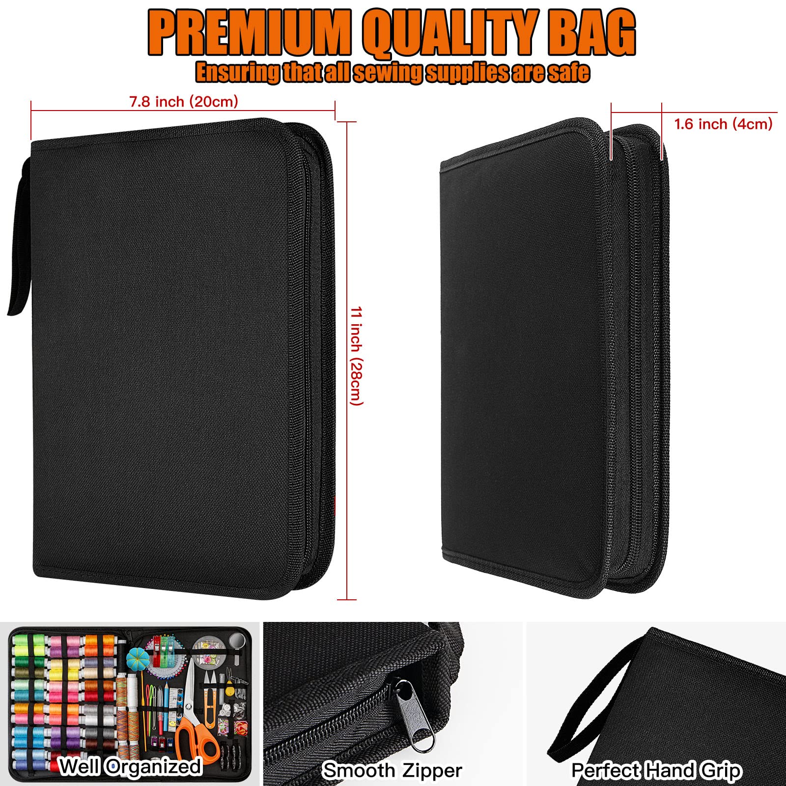 Sewing Kit for Adults,Maxfanay Needle and Thread Kit for Sewing