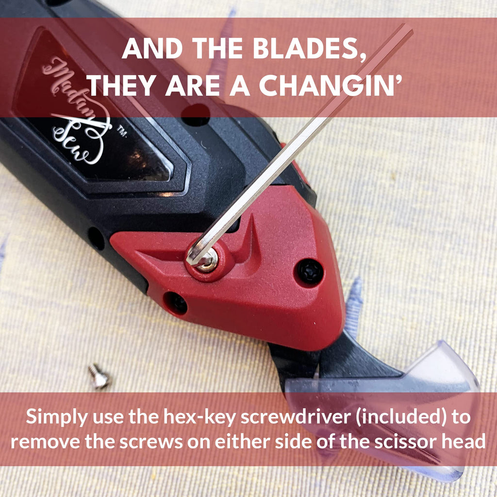 Madam Sew Cordless Electric Scissors