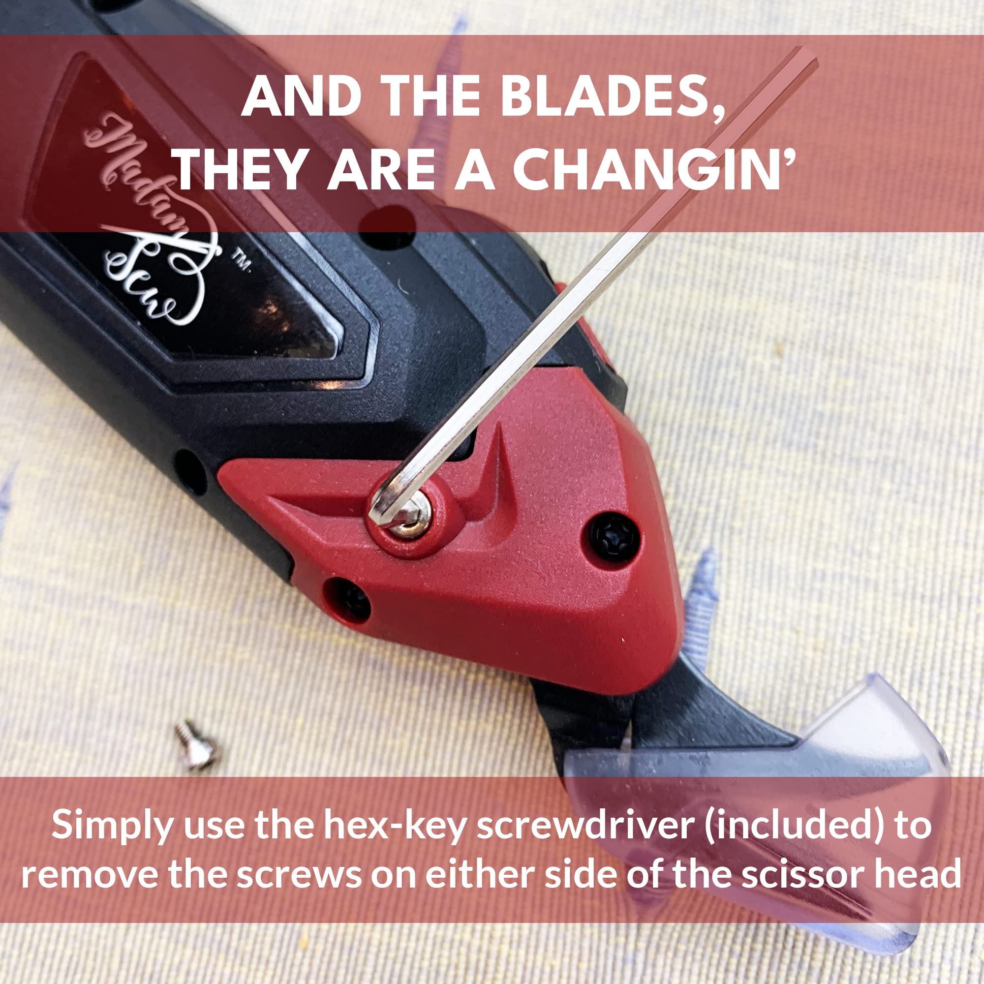 Madam Sew Cordless Electric Scissors