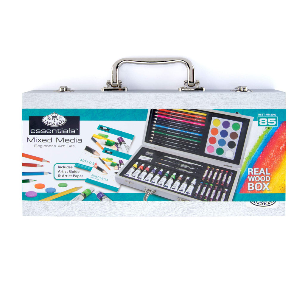 Royal & Langnickel Essentials 85pc Mixed Media Beginners Box Art Set