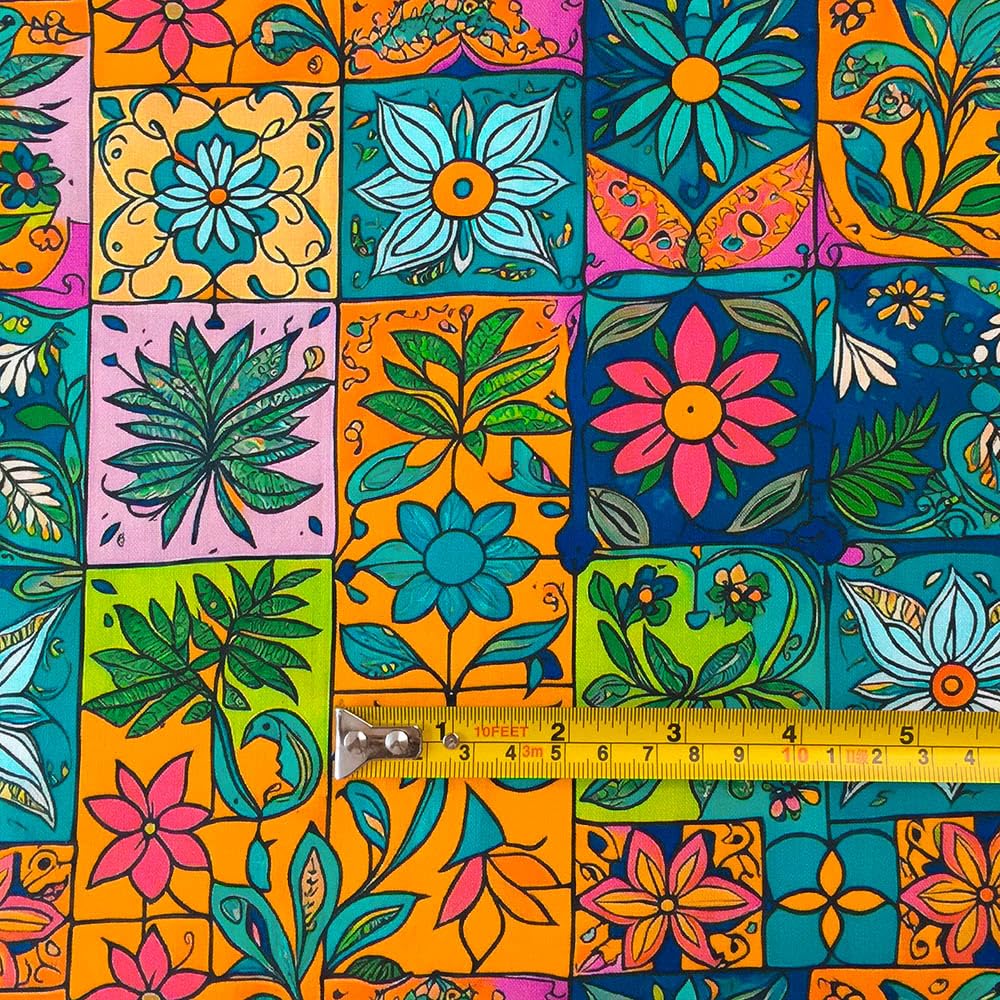 Joocolor 100% Cotton Fabric by The Yard for Quilting Sewing Crafting (JC-017)
