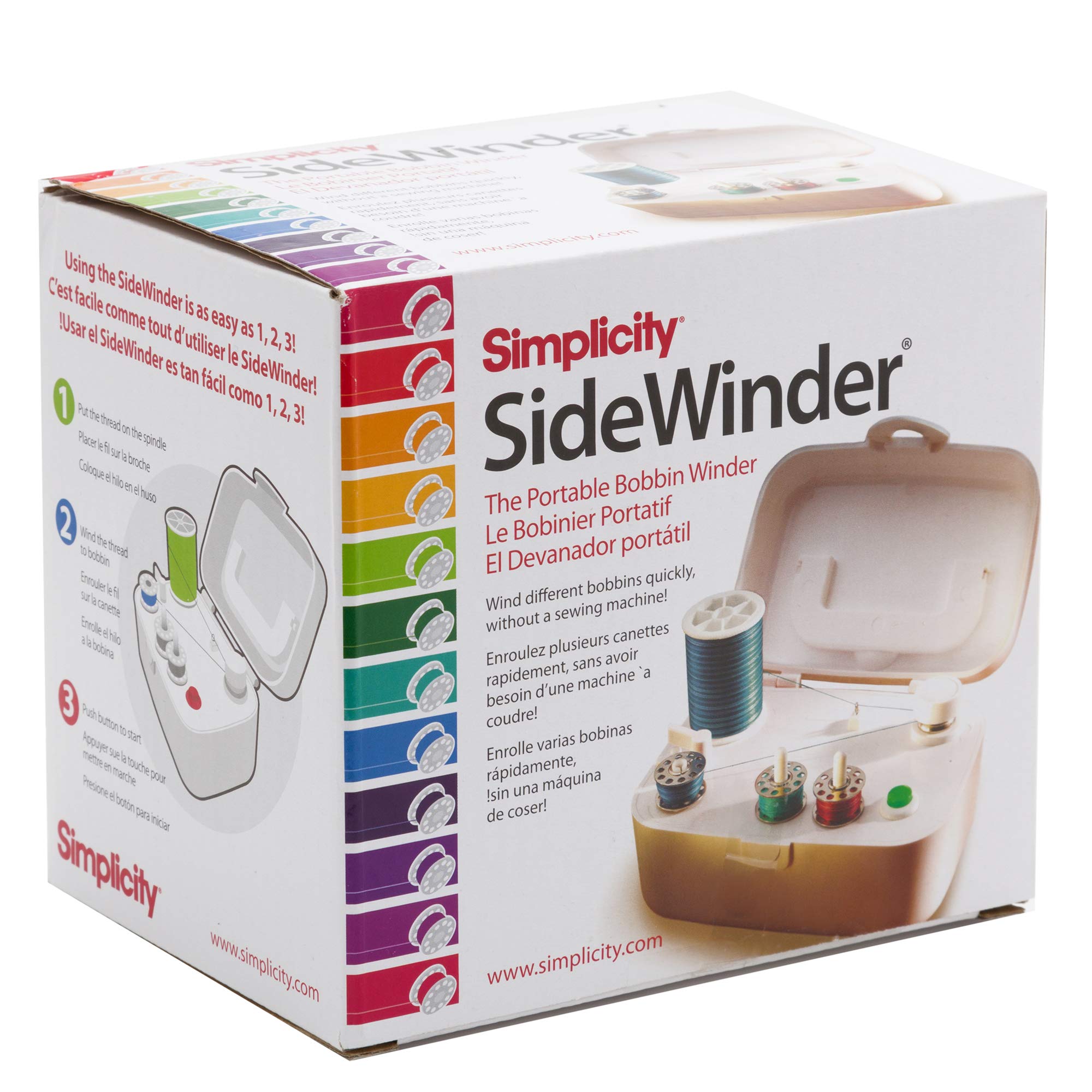 Simplicity 388175A Sidewinder Portable Automatic Bobbin Winder