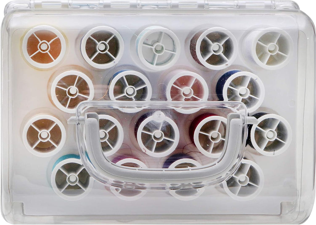 Singer Sew-It-Goes, 224 piezas, kit de costura y organizador de manualidades, estuche de costura con hilo de coser a máquina, color blanco