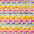 Singer, 100% Cotton, Modern Daisy Stripes