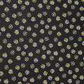 Singer, 100% Cotton, Daisys On Black