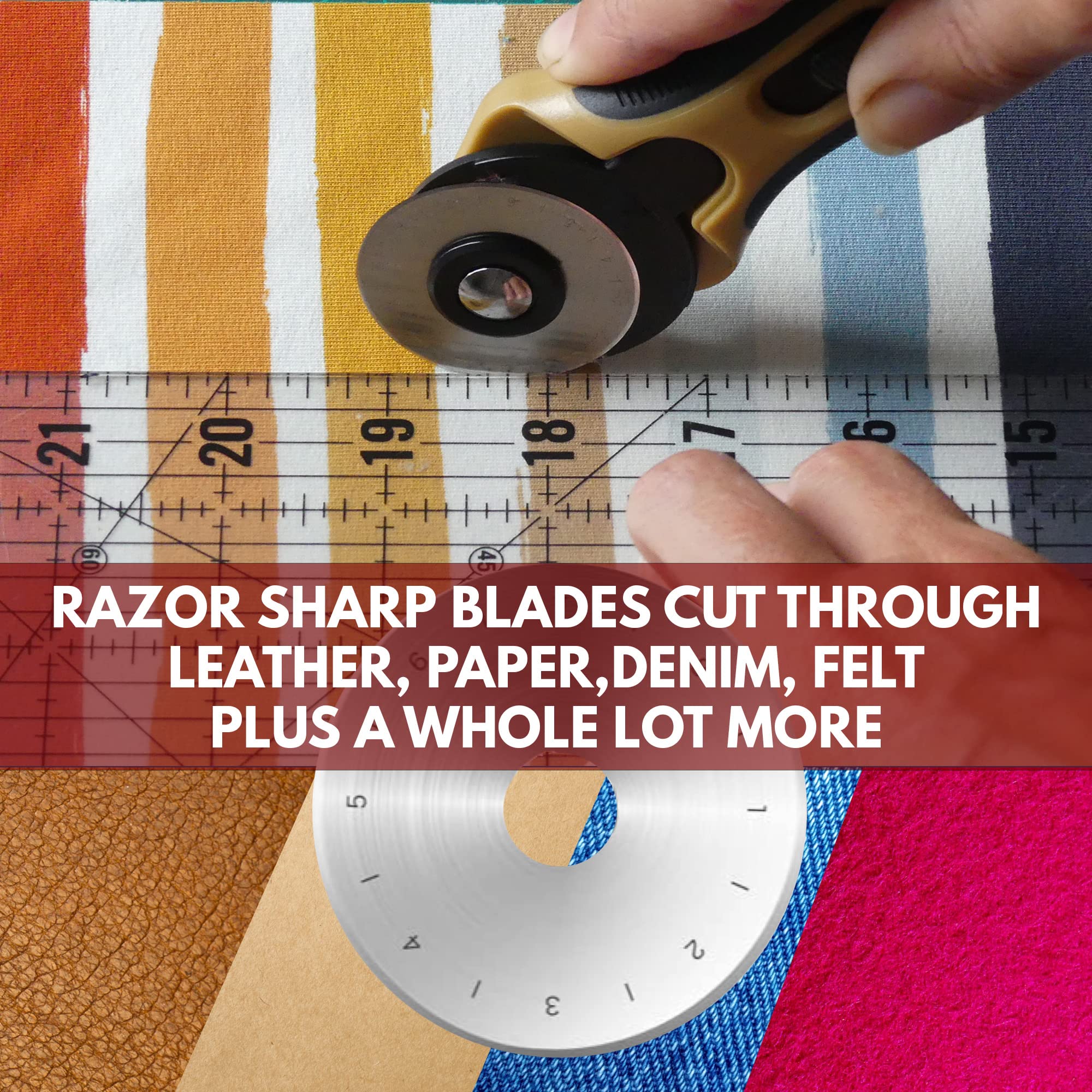 Madam Sew 60mm Rotary Cutter for Fabric