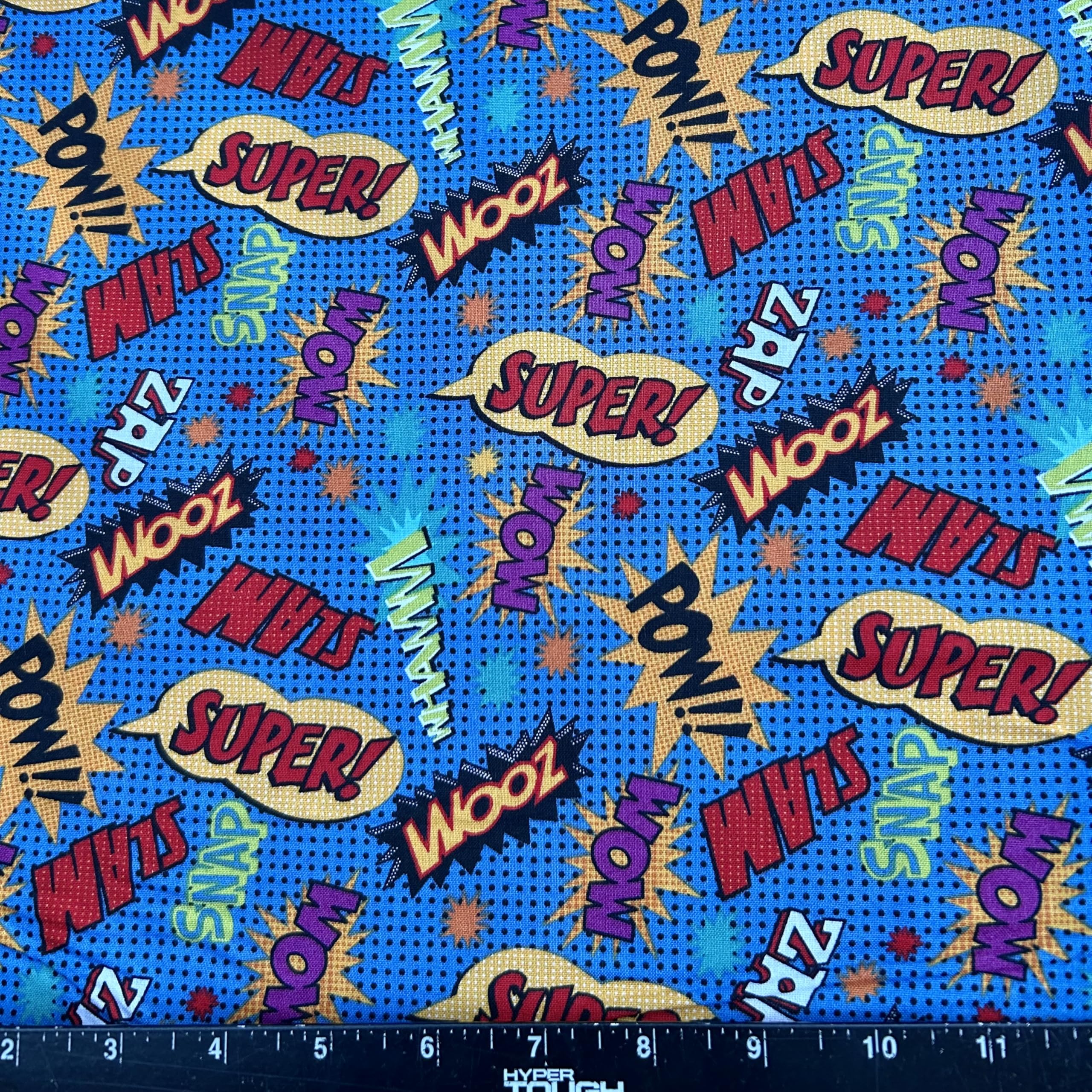 100% Cotton Fabric by The Yard for Sewing, Quilting, DIY Crafts - 42 Inches (Comic Words)