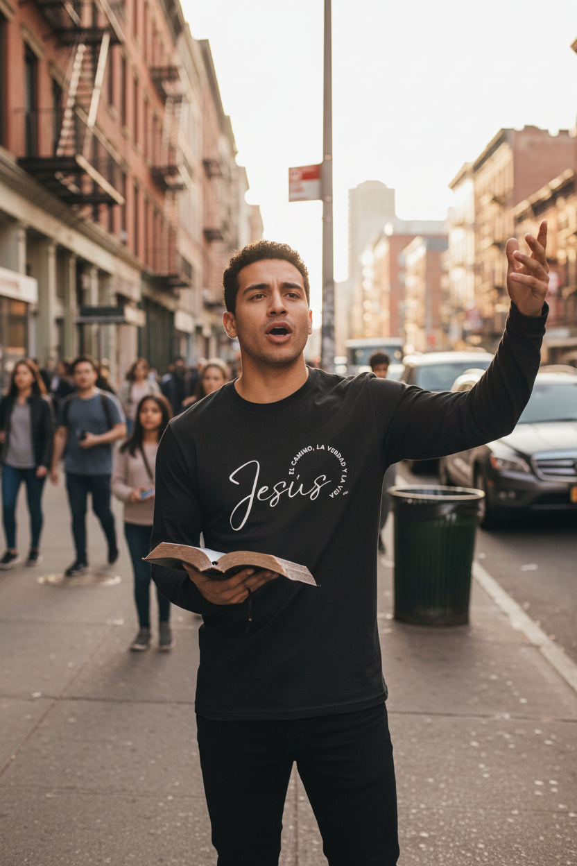 Jesus el camino, la verdad y la vida Camiseta de manga larga