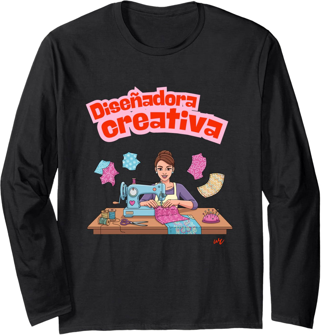 Camiseta de manga larga Diseñadora Creativa
