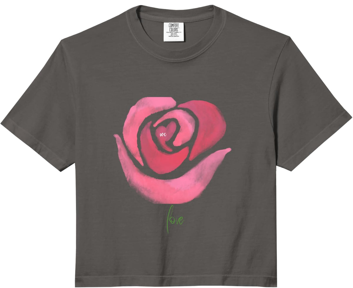 Un top corto de colores Rose Comfort