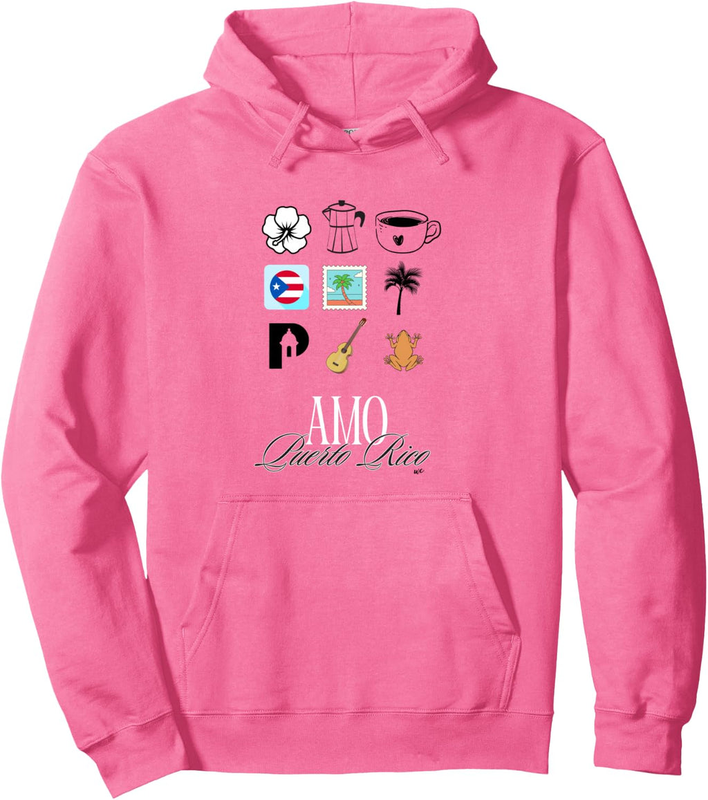 Sudadera con capucha Amo Puerto Rico