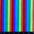 100% Cotton Fabric by The Yard for Sewing, Quilting, DIY Crafts - 42 Inches (Rainbow Colorful Stripes)