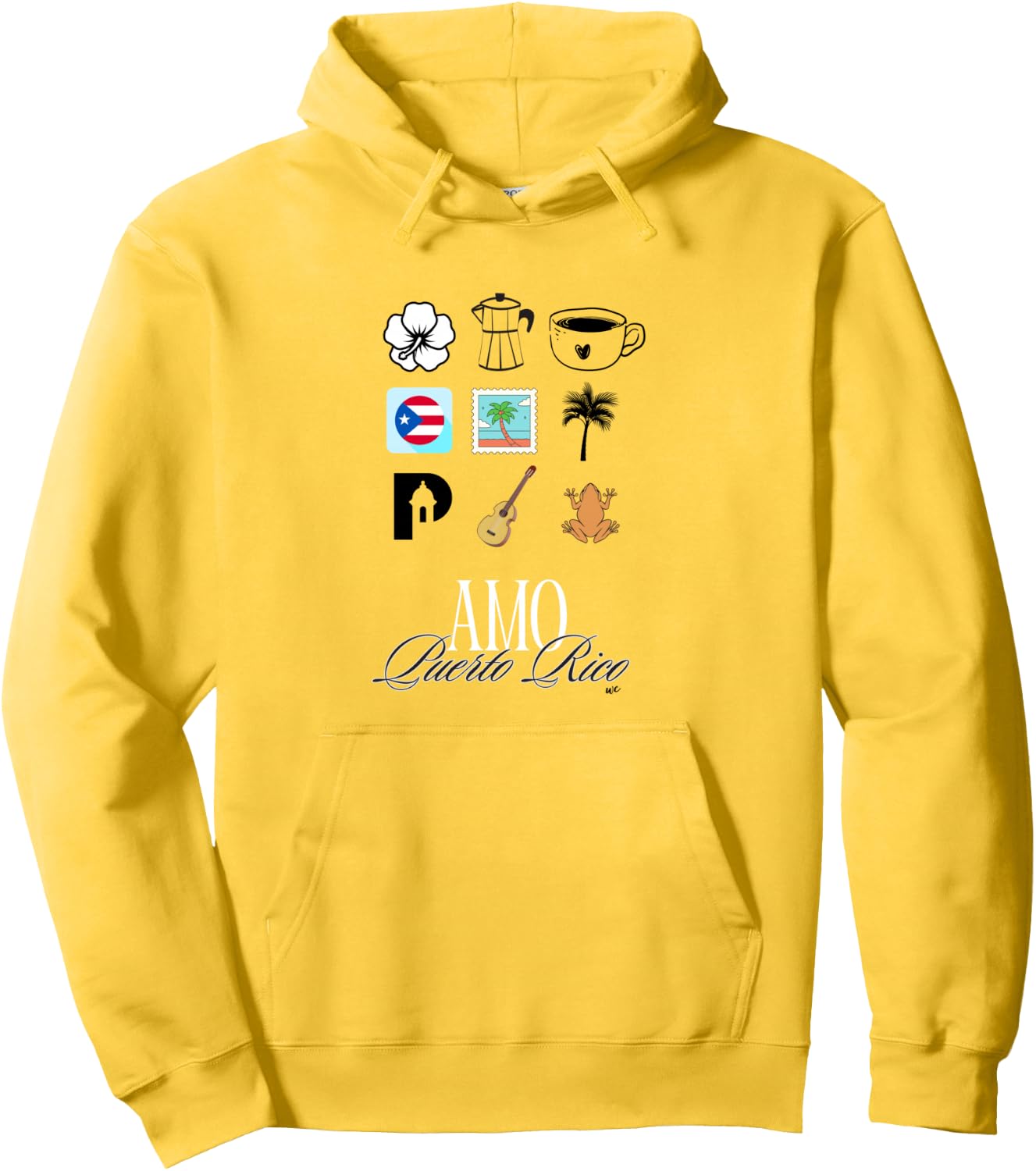Sudadera con capucha Amo Puerto Rico
