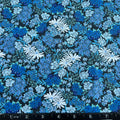 100% Cotton Fabric by The Yard for Sewing, Quilting, DIY Crafts - 42 Inches Wide (No. 20 - Blue Wildflower)
