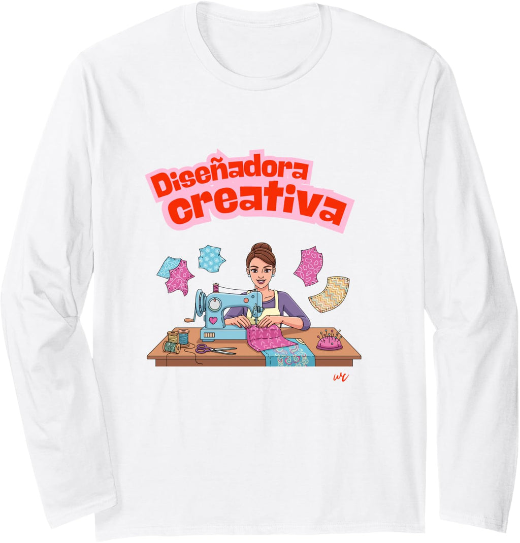 Camiseta de manga larga Diseñadora Creativa